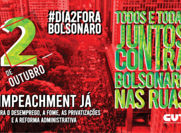 2 de outubro é dia de ocupar as ruas pelo #ForaBolsonaro, diz presidente da CUT