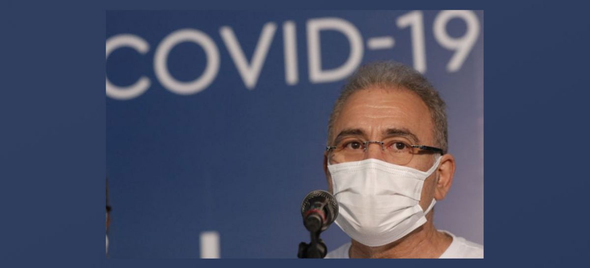 Ministro da Saúde é diagnosticado com Covid-19 e vai ficar isolado nos EUA