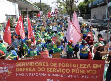 Mobilização contra a reforma Administrativa ocupa as ruas de várias cidades