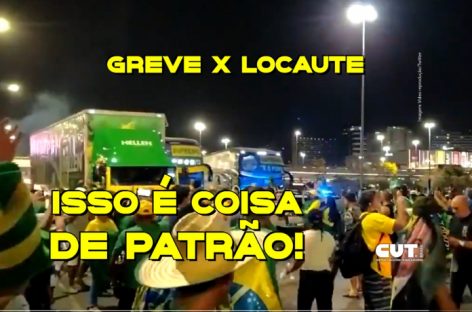 Paralisação de caminhoneiros é coisa de patrão. Veja diferença entre greve e locaute