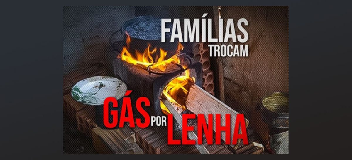 Com alta nos preços, aumenta número de famílias que trocam gás de cozinha por lenha