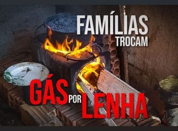 Com alta nos preços, aumenta número de famílias que trocam gás de cozinha por lenha