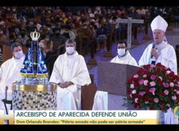 “Pátria amada não pode ser pátria armada”, diz arcebispo de Aparecida