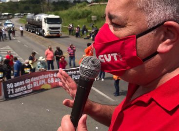 Privatizar a Petrobras é crime contra o Brasil, diz Sérgio Nobre em ato na Bahia