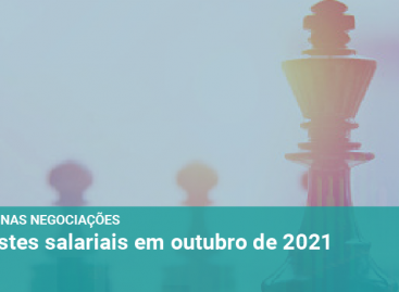 Estudo Dieese: Reajustes salariais em outubro de 2021