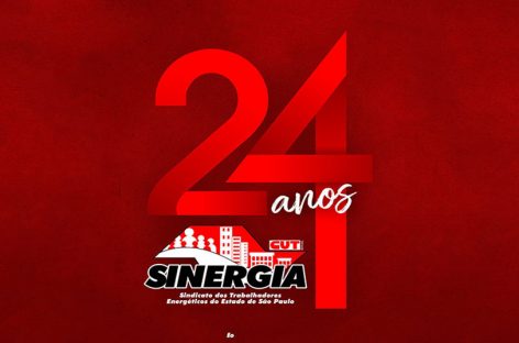 SINERGIA CUT COMPLETA 24 ANOS NA VANGUARDA DA LIBERDADE E AUTONOMIA SINDICAL