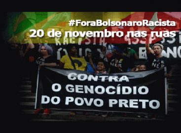 #ForaBolsonaro denunciará genocídio da população negra no dia 20 de novembro