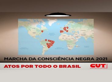 Confira no mapa da CUT onde tem atos #ForaBolsonaro no feriado da Consciência Negra