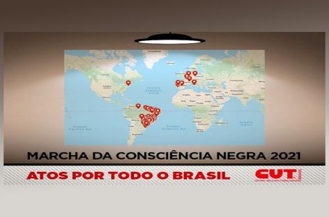 Confira no mapa da CUT onde tem atos #ForaBolsonaro no feriado da Consciência Negra