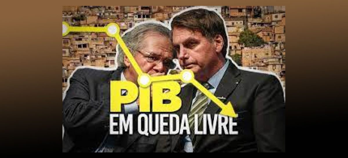 Dupla Bolsonaro/Guedes fracassa, PIB cai 0,1%  e país entra em recessão técnica