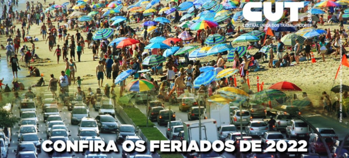 Em 2022, a maioria dos feriados cai no meio da semana; Brasil terá 4 feriadões