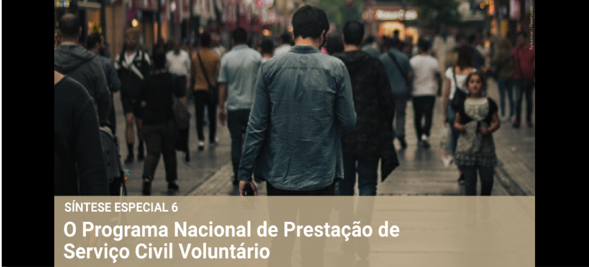 Síntese especial/Dieese: Programa Nacional de Prestação de Serviço Civil Voluntário