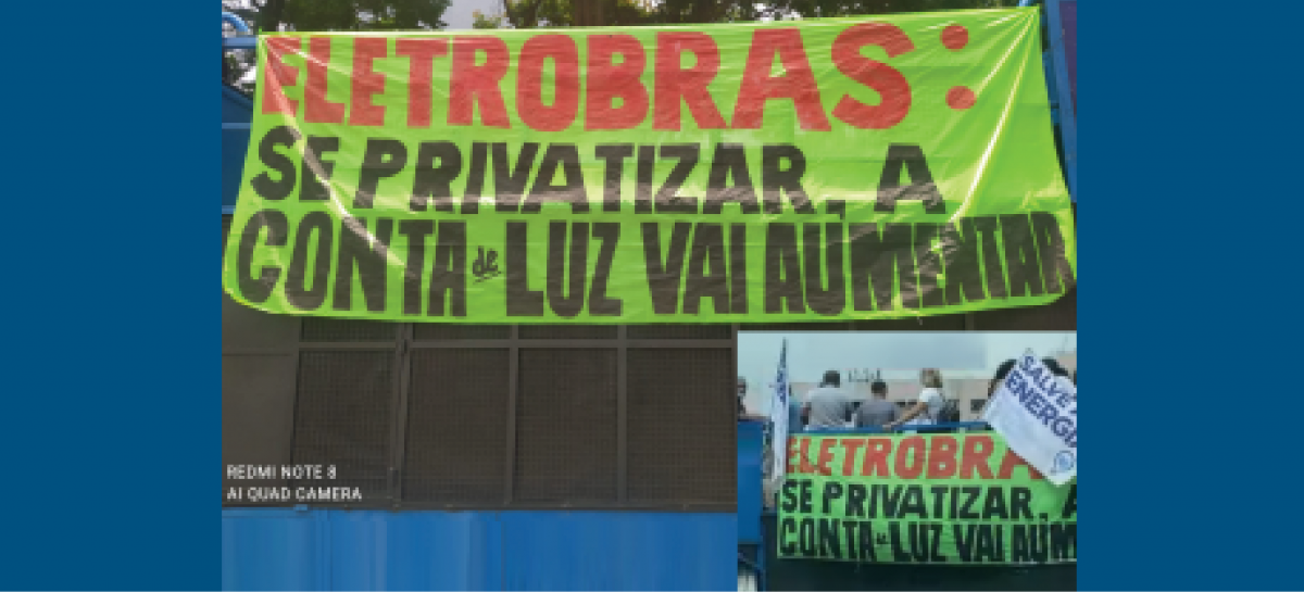 Eletricitários continuam na luta por #EletrobrasPública