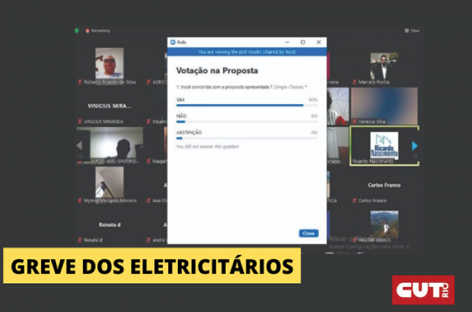 Eletricitários suspendem greve por 30 dias, mas mantêm mobilização