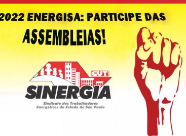 PLR 2022: Assembleias presenciais da Energisa ocorrem nos próximos dias 16 a 25 de março