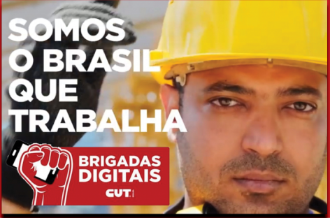 CUT lança campanha para levar Brigadas Digitais a todo país