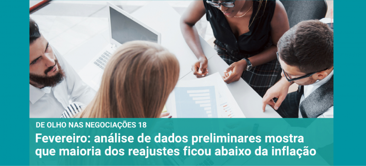 Boletim Dieese: Os reajustes salariais em fevereiro de 2022