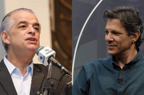 Na disputa pelo governo de São Paulo, Haddad lidera primeiro turno e vence em todos os cenários