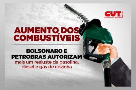 Petrobras aumenta a gasolina em 18,76%, diesel em 24,93% e gás de cozinha em 16,1%