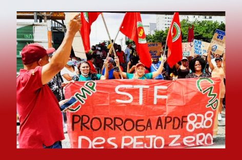 Mobilização social conquista prorrogação do Despejo Zero pelo STF