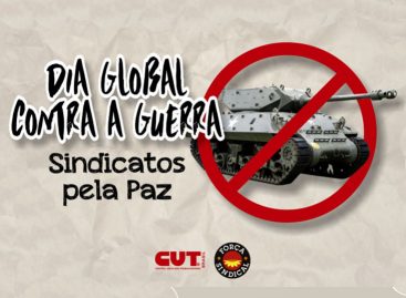 Terça (15): CUT e sindicatos convocam para ato global contra a guerra na Ucrânia