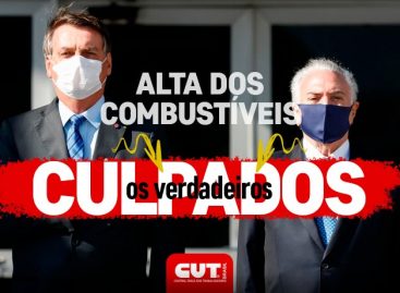 Não é a guerra; culpa pelos altos preços dos combustíveis é de Bolsonaro e Temer