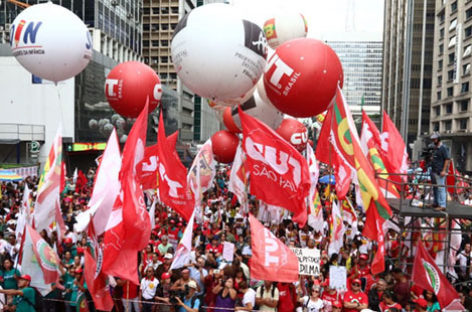 Atos de 1º de Maio ecoam “Fora Temer” e repúdio a reformas