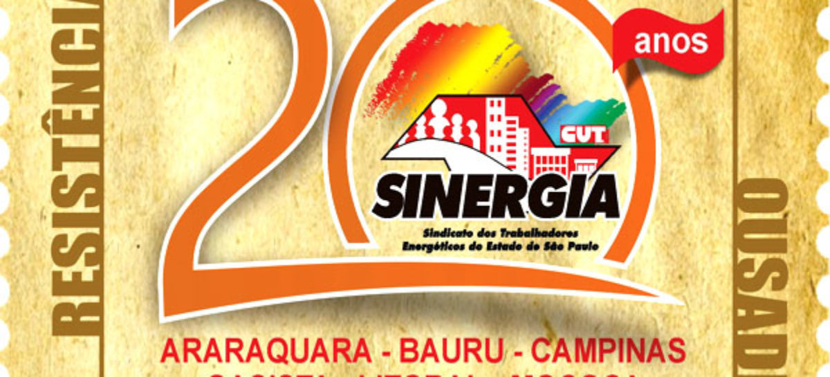 16 de Novembro: 20 anos de Sinergia CUT