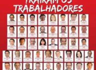 Confira os deputados que votaram contra os direitos dos trabalhadores e das trabalhadoras
