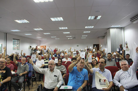 6º Encontro de Aposentados (as) e Pensionistas do Sinergia CUT encaminha moção em solidariedade a Lula