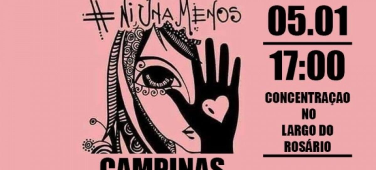 Campinas terá ato nesta quinta (5) contra o feminicídio e em memória às vítimas da chacina do réveillon