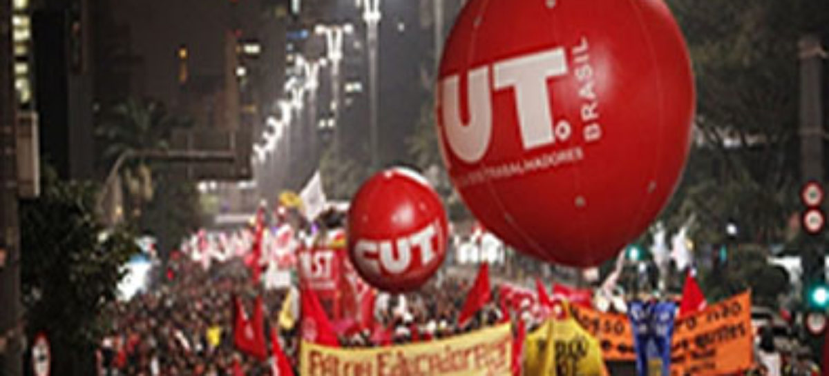 CUT denunciará golpismo nas ruas nesta quarta-feira (16)