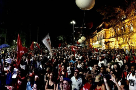 Ato por Lula Livre em São Paulo reúne milhares de pessoas. Sinergia CUT presente em ato no centro de Campinas