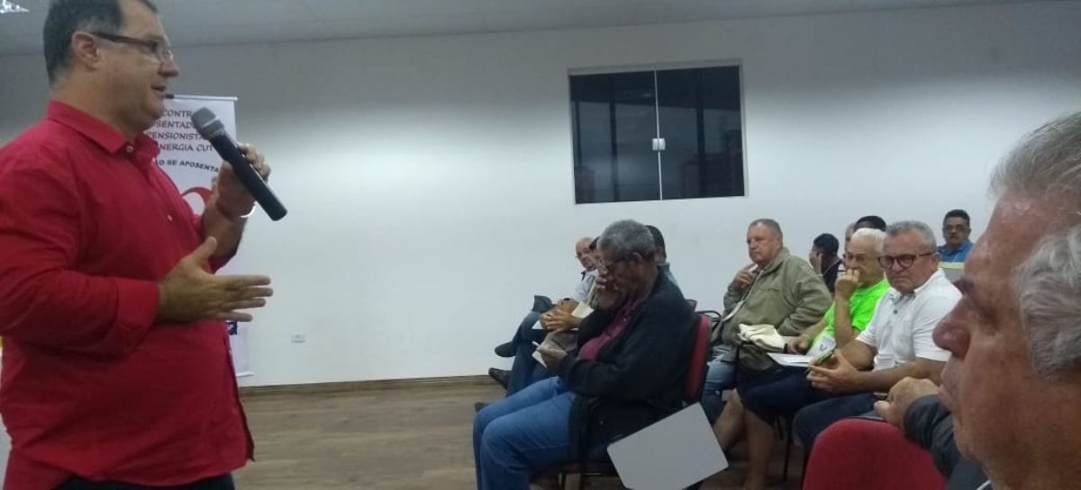 6º Encontro de Aposentados (as) e Pensionistas:  Gabas afirma que previdência não está quebrada