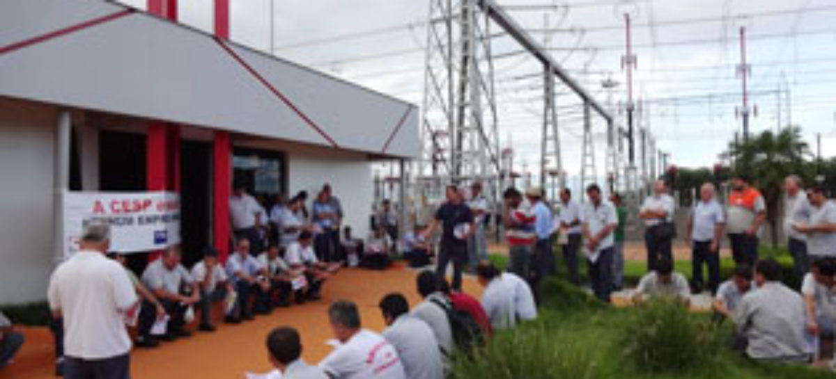 Mobilização por empregos na CESP