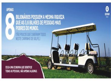 8 homens têm mesma riqueza que metade mais pobre do mundo