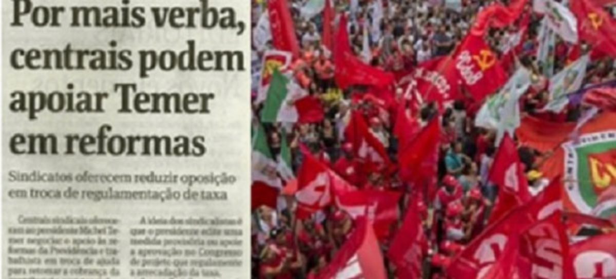 CUT não negocia reformas com Temer: Folha confunde leitor
