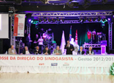 Toma posse a nova direção do Sindgasista