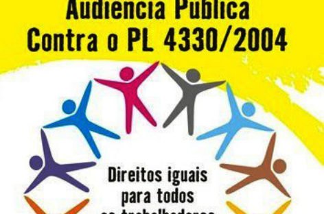 PL da terceirização será debatido amanhã na Assembleia Legislativa de SP