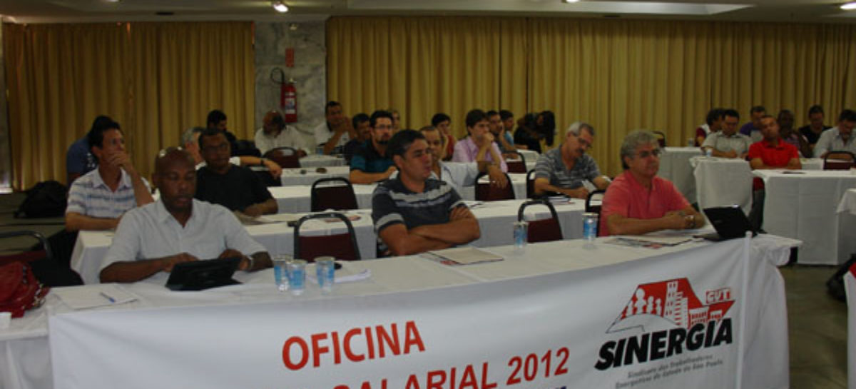 Dirigentes do Sinergia CUT participam da Oficina da Campanha Salarial 2012