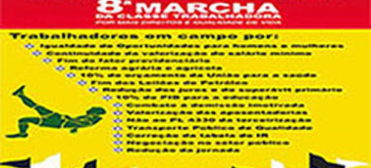 CUT e demais centrais realizarão ato unificado em todo o País no dia 9 de abril