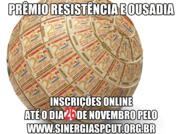 Sinergia CUT prorroga inscrições para o Prêmio Resistência e Ousadia