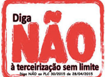 Você é a favor ou contra o Projeto de Lei da terceirização?