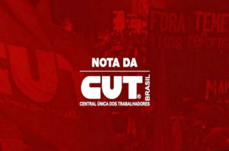 CUT repudia má-fé da Folha de S. Paulo