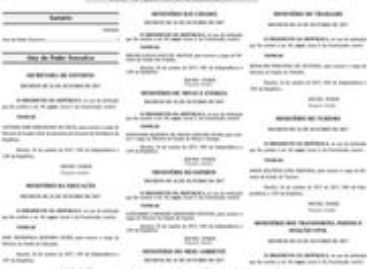 Ministros são renomeados um dia depois da votação da segunda denúncia contra Temer em edição extra no DOU