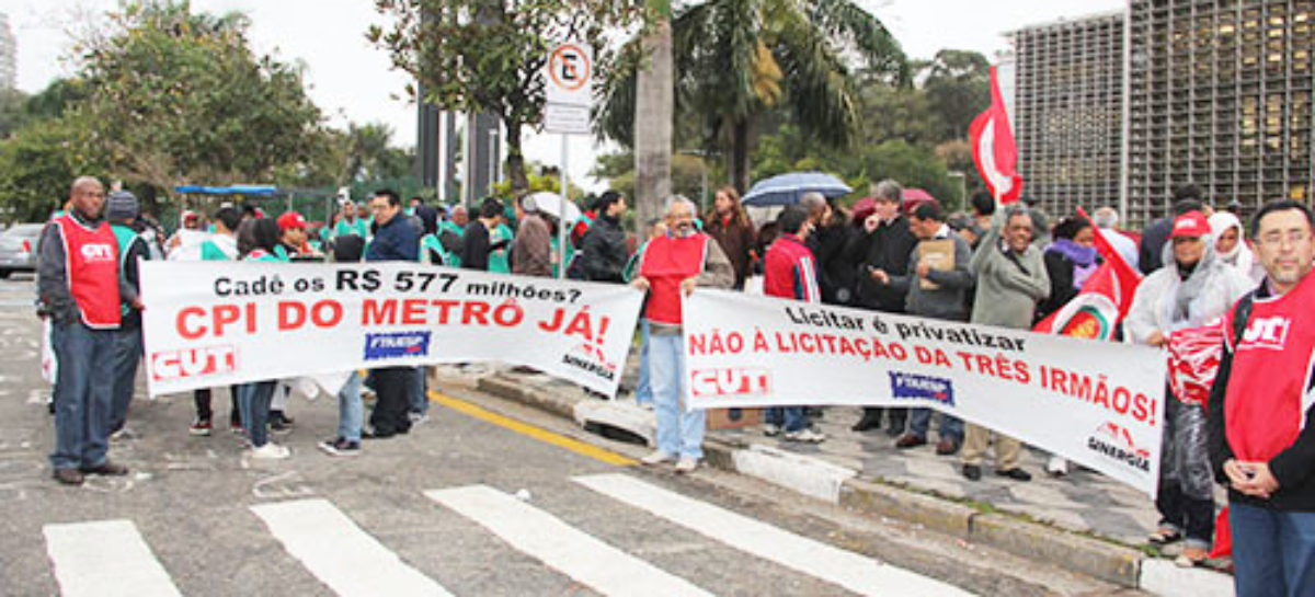 Contra corrupção tucana nos trens e metrôs, 4 mil ocupam o centro de São Paulo