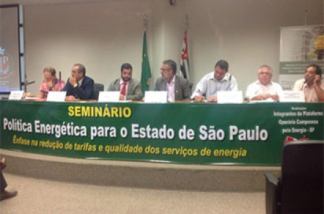 Seminário debate política energética para o estado de SP com ênfase na qualidade