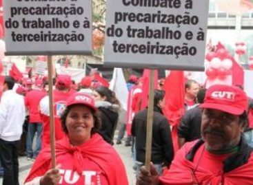 Contra terceirização e precarização