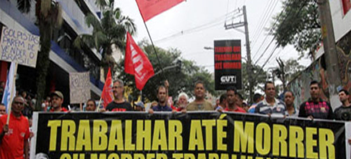 CUT explica porque Reforma Trabalhista é desastre completo para o trabalhador
