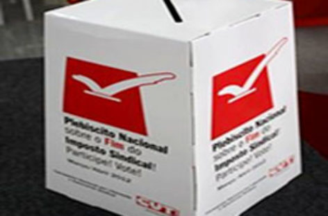 CUT inicia Plebiscito Nacional Sobre o Fim do Imposto Sindical